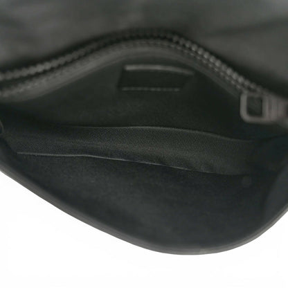 Louis Vuitton Matte Black Taurillon Monogram S Lock Sling Crossbody Waist Bag