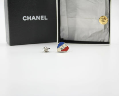 Chanel Vintage 03A Metal American Style Heart Brooch