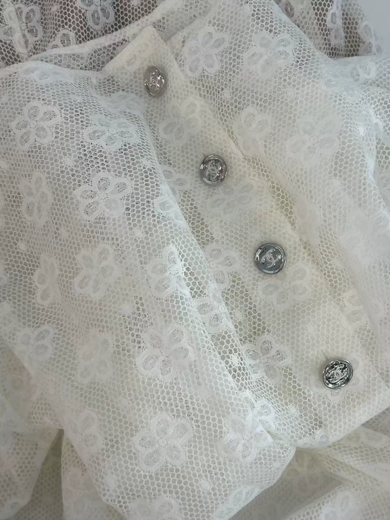 Chanel 23A white Dress