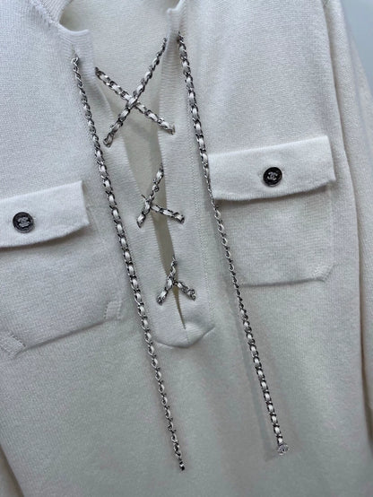 Chanel 23P ecru dress