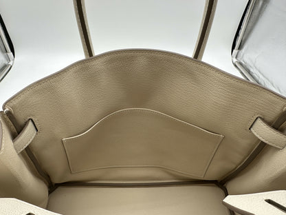 Hermès Birkin 30 Togo Craie PHW Stamp K