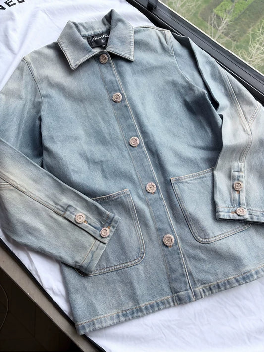 Chanel 24k denim jacket