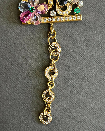 Bvlgari Multicolor Sapphire and Emerald Bracelet
