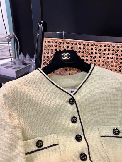 Chanel 95a Barbie Green Jacket