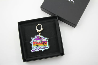 Chanel D24C Resin Resort Collection Airplane Los Angeles Handbag Charm