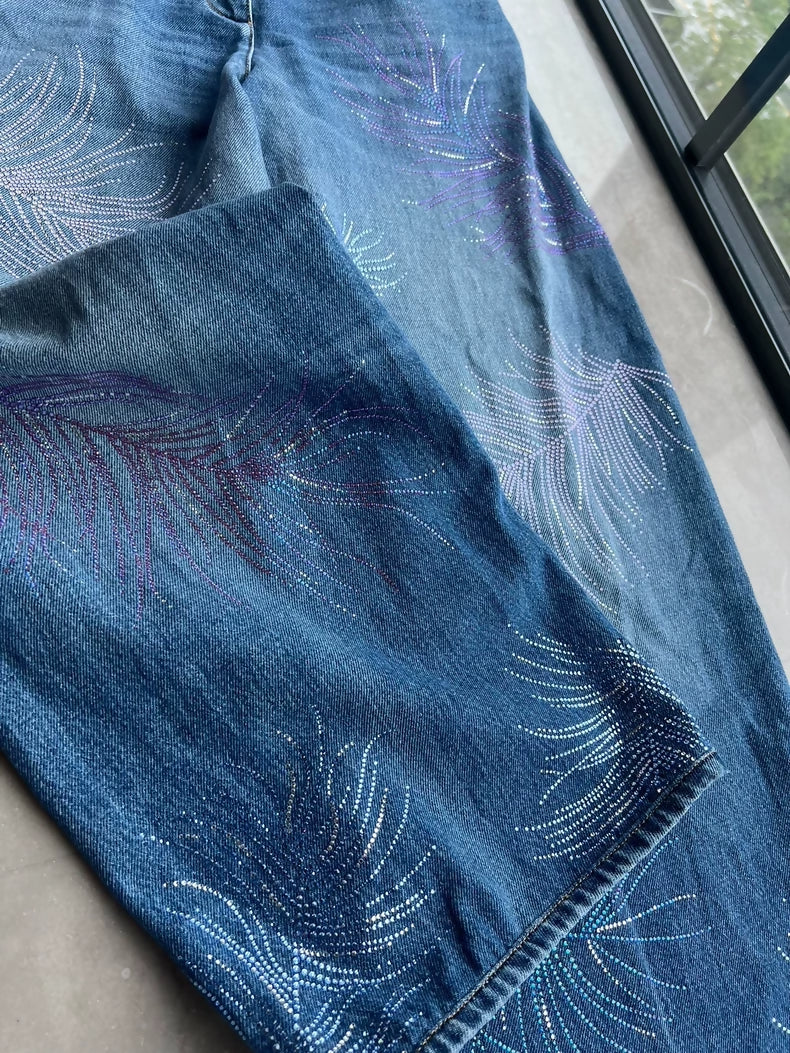 Chanel 25s wide-leg pants