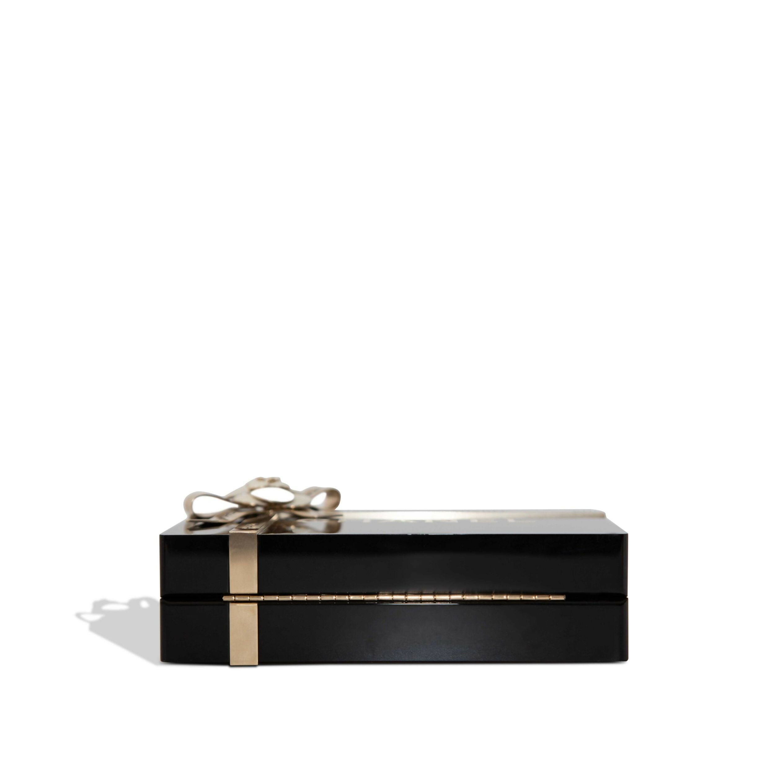 Chanel Gift Box Minaudière Black Clutch GHW – Wararni.com