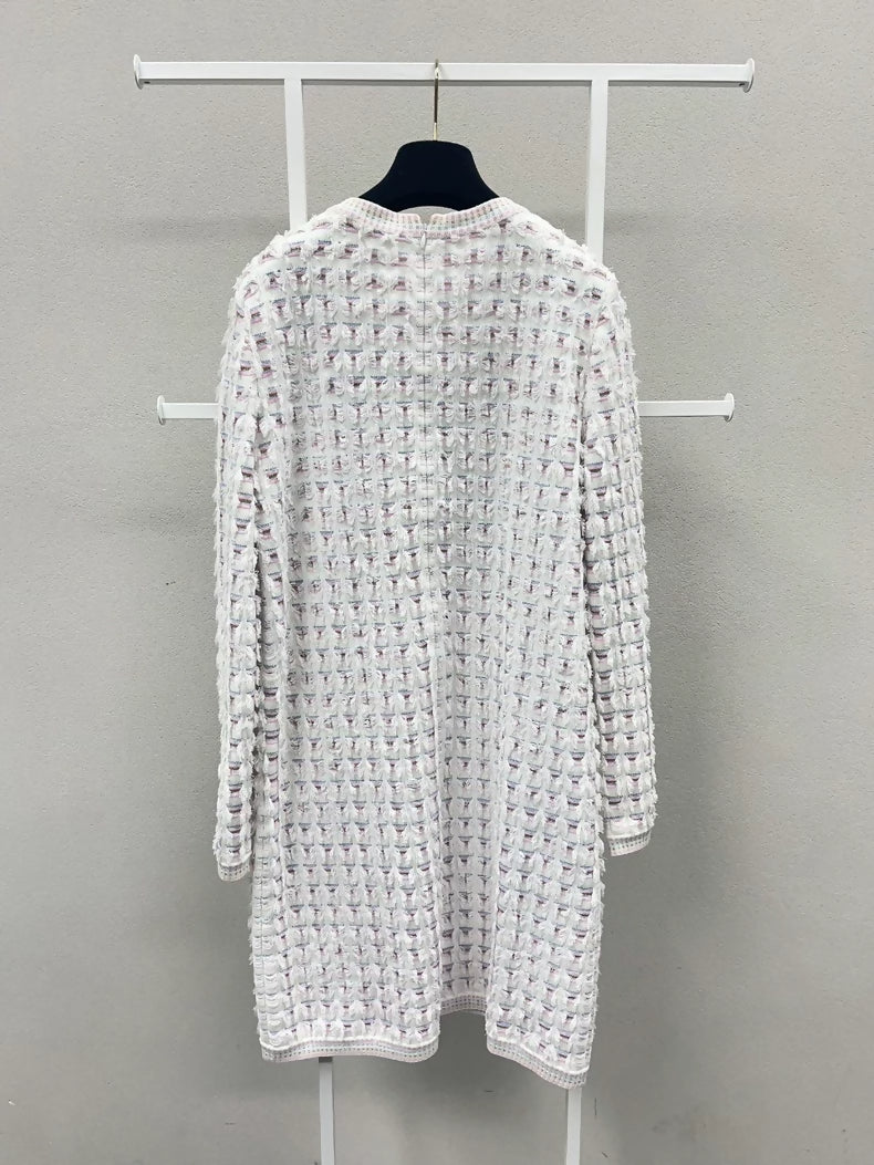 Chanel 19C white dress