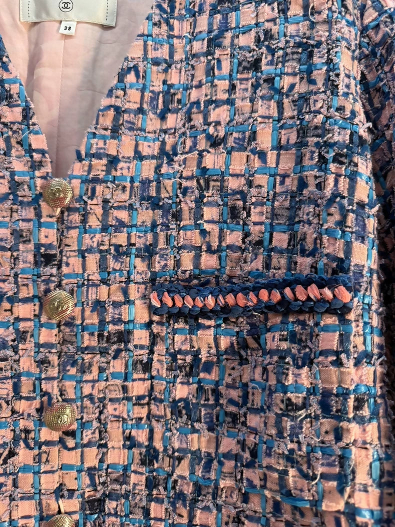 Chanel 21p purple tweed jacket