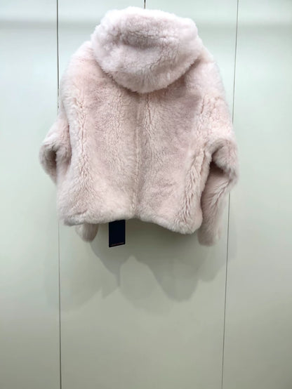 Louis Vuitton 26 Pink Shearling Jacket