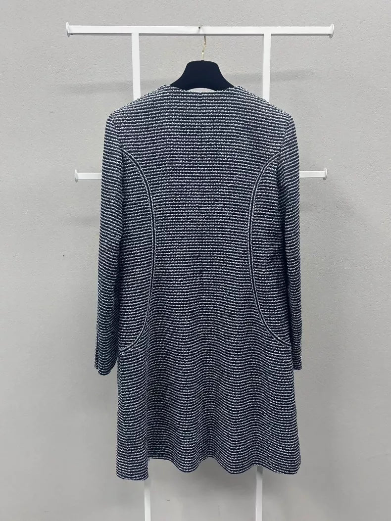 Chanel 20c gray tweed jacket