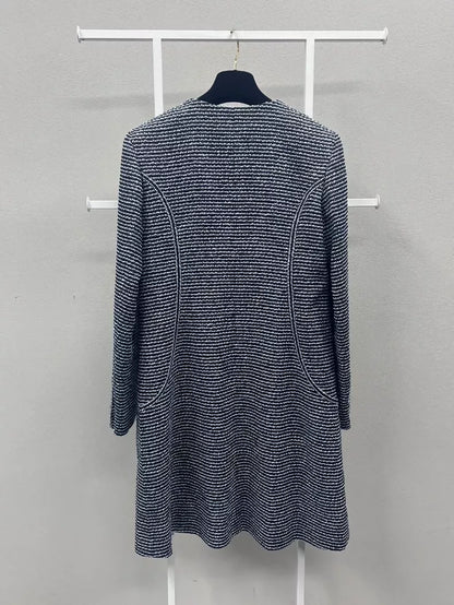 Chanel 20c gray tweed jacket