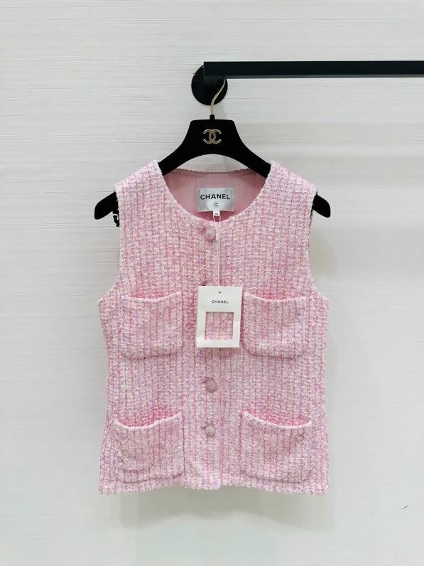 Chanel pink vest