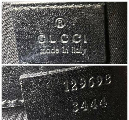 Gucci Large 1955 Tom Ford Classic Purple Black GG Monogram Horsebit Clutch Handbag Gold hardware