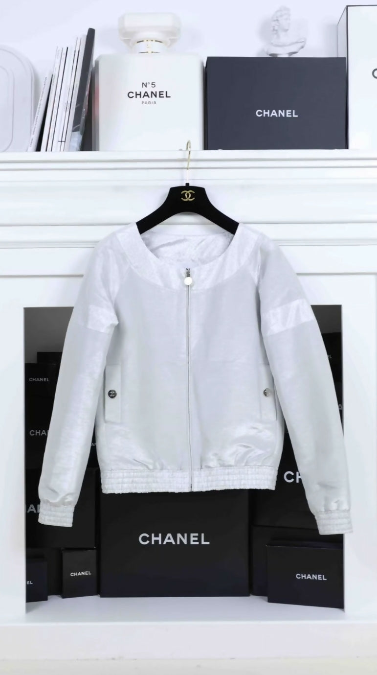 Chanel 2017 Silver Jacket