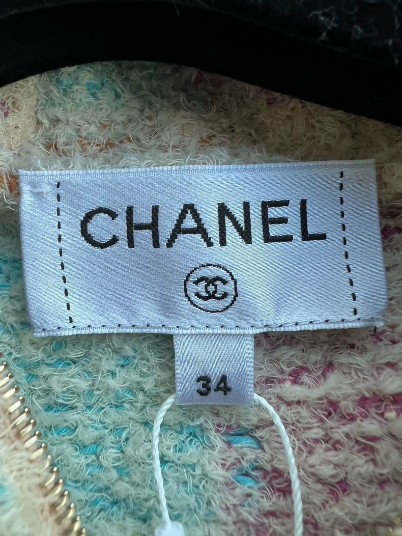 Chanel 25M hooded multicolour jacket