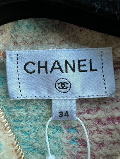 Chanel 25M hooded multicolour jacket
