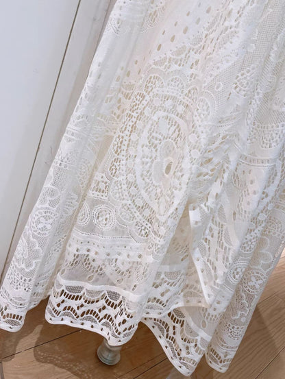 Chloe White Lace Dress