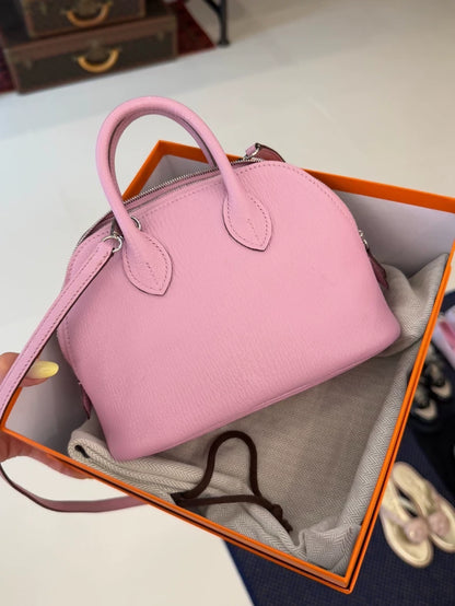 Hermes Mini Bolide Pink palladium hardware