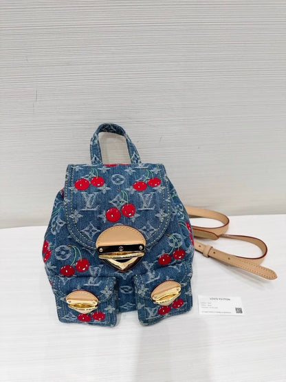 Louis Vuitton/Takashi Murakami collaboration cherry backpack