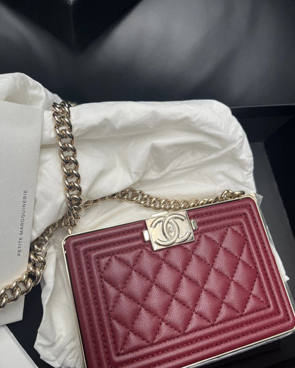 Chanel 22a mini leboy evening bag