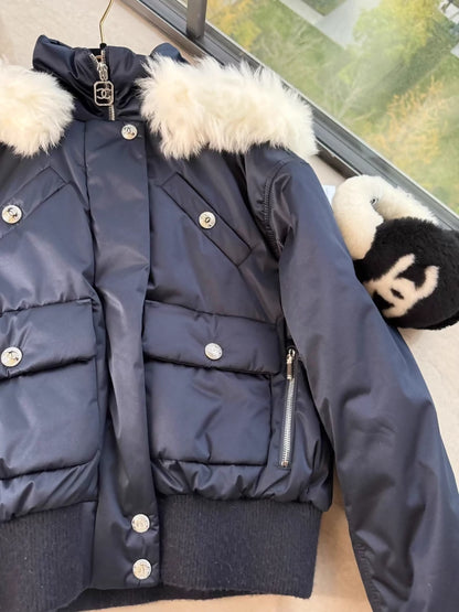 Chanel 23N ski collection blue jacket