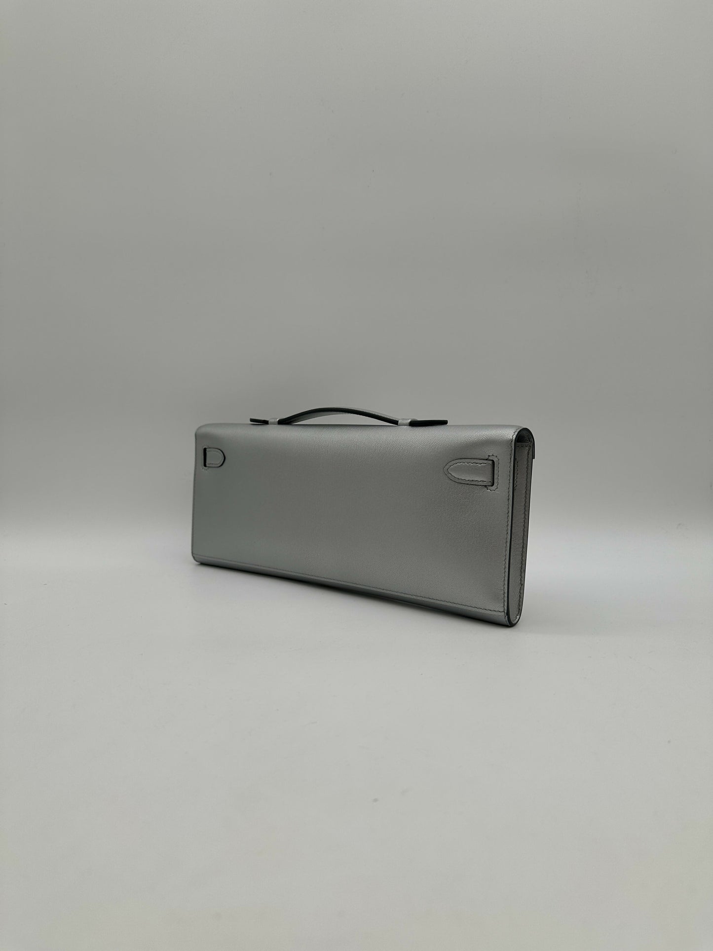 Hermès Kelly Cut Argent Chèvre PHW G 2026