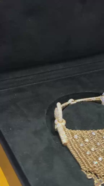 Hermès Nausicaa sac-bijou 18k Rose Gold & Diamonds