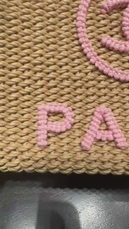 RARE CHANEL 24SS PINK/BLUE LARGE SHOPPING TOTE