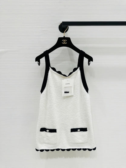 Chanel 26C black white dress