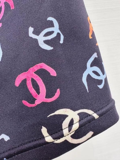 Chanel 24Smulticolor CC logo top