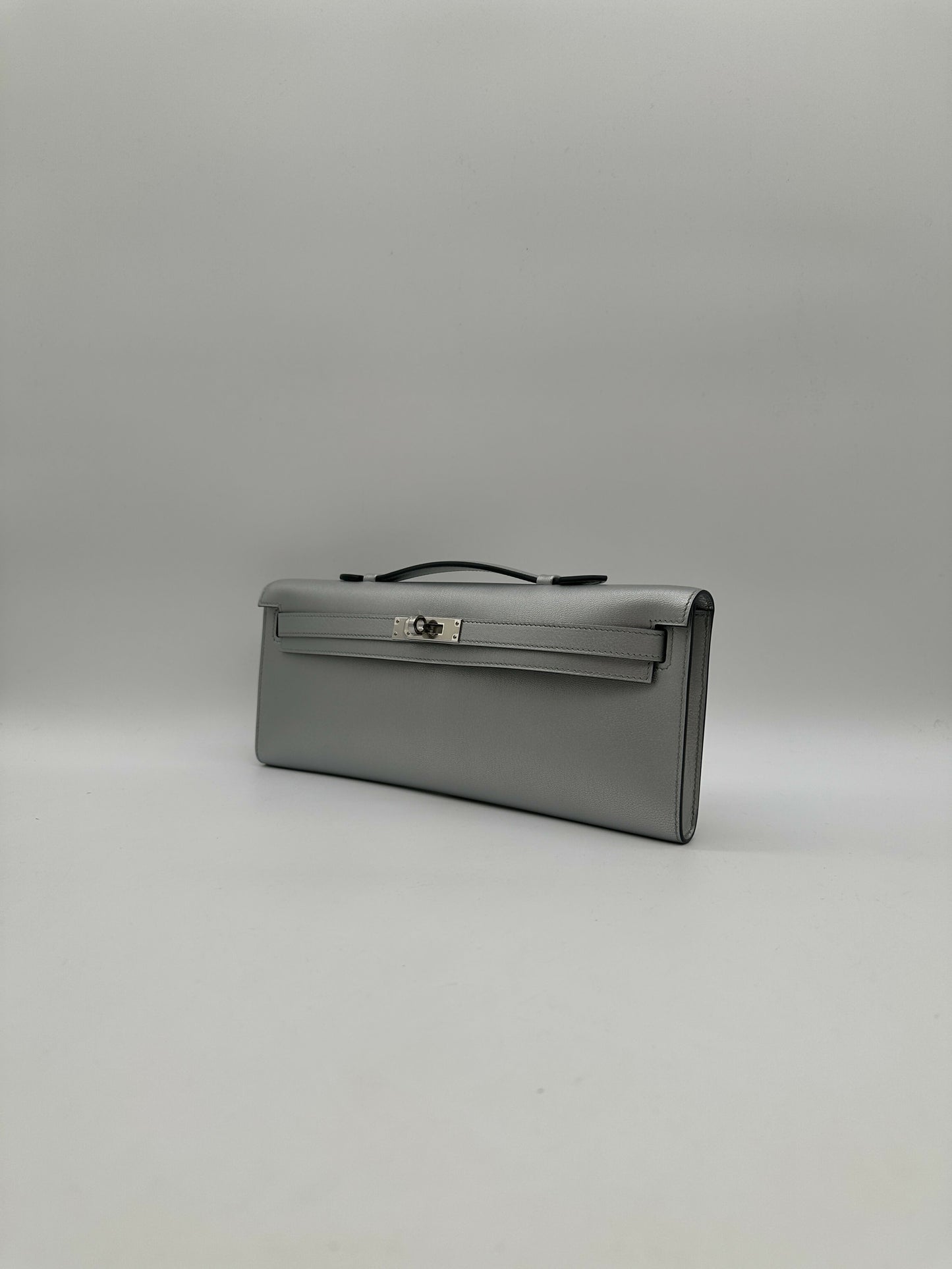 Hermès Kelly Cut Argent Chèvre PHW G 2026