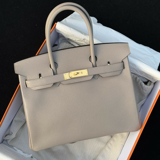 Hermès Birkin 30 Vert Amande Epsom with Gold Hardware C Stamp