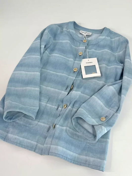 Chanel 26C Light Blue Denim Jacket