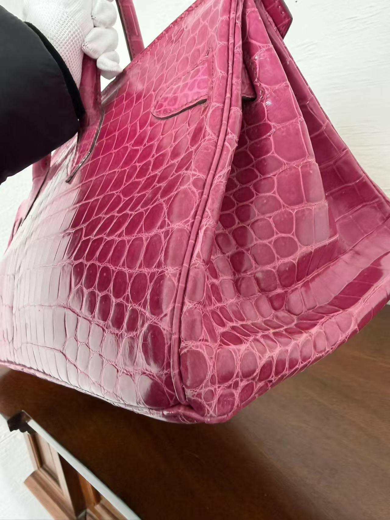 Hermes Vintage Birkin shoulder J7 Pink