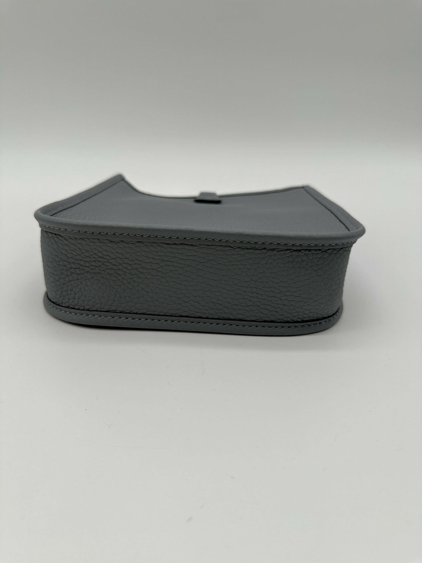 Hermes Mini Evelyne Clemence Gris Pantin PHW Stamp K 2025