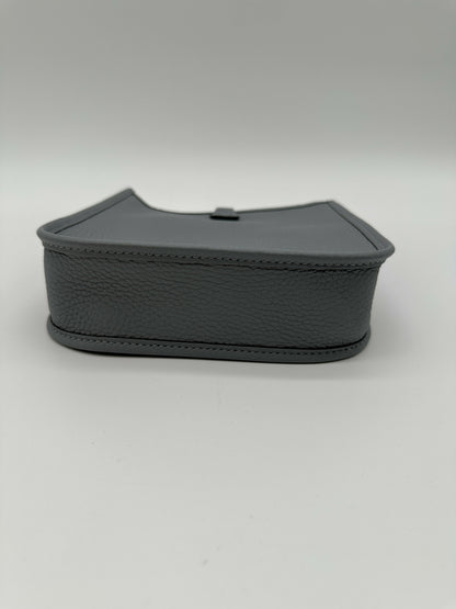 Hermes Mini Evelyne Clemence Gris Pantin PHW Stamp K 2025