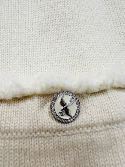 Chanel 25S pale yellow knit cardigan