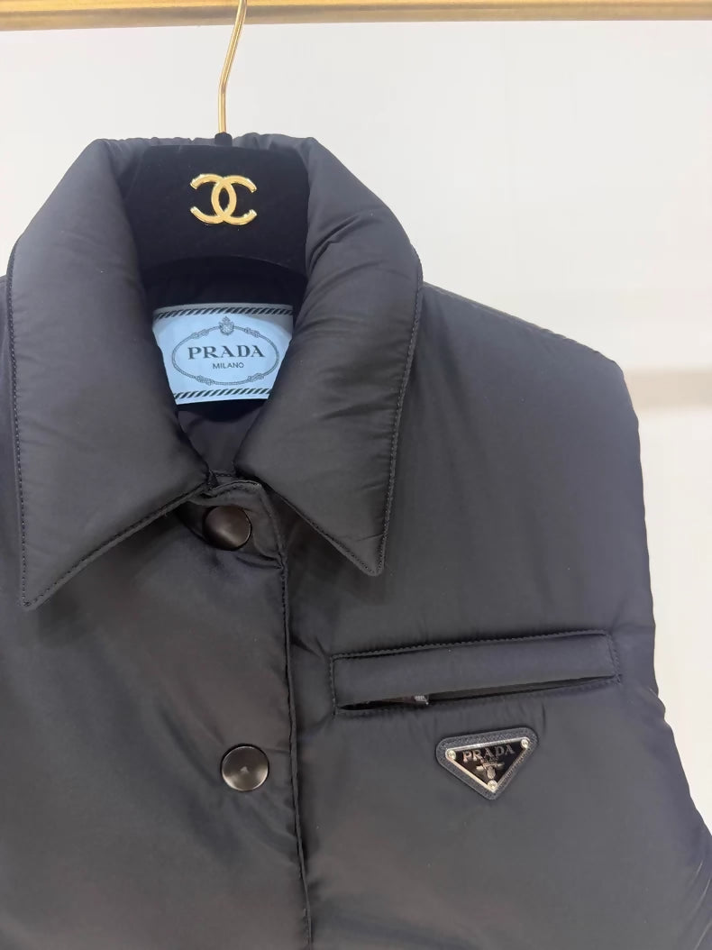 Prada classic triangle logo vest