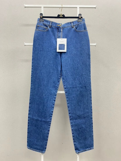 Chanel 22K blue denim jeans