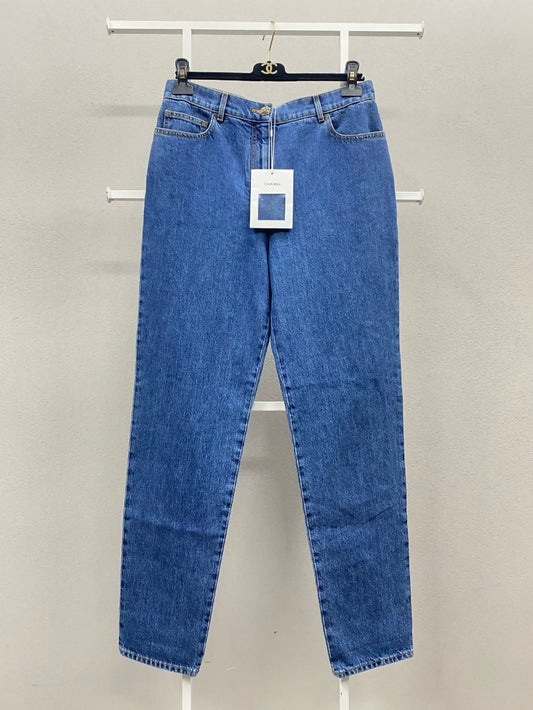 Chanel 22K blue denim jeans