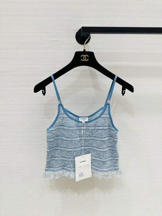 Chanel 26C blue camisole