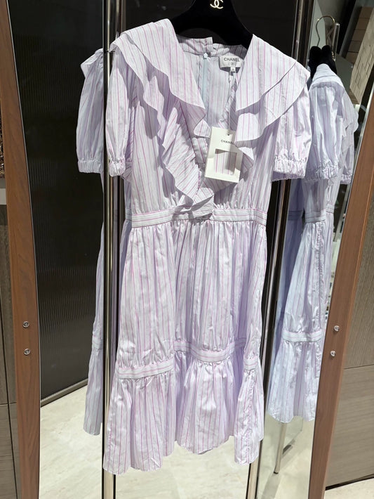Chanel 25P purple dress