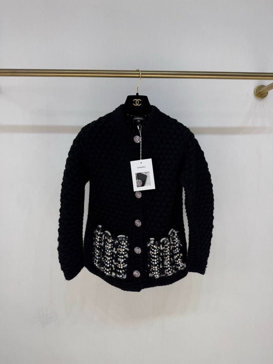 Chanel 22A black cardigan