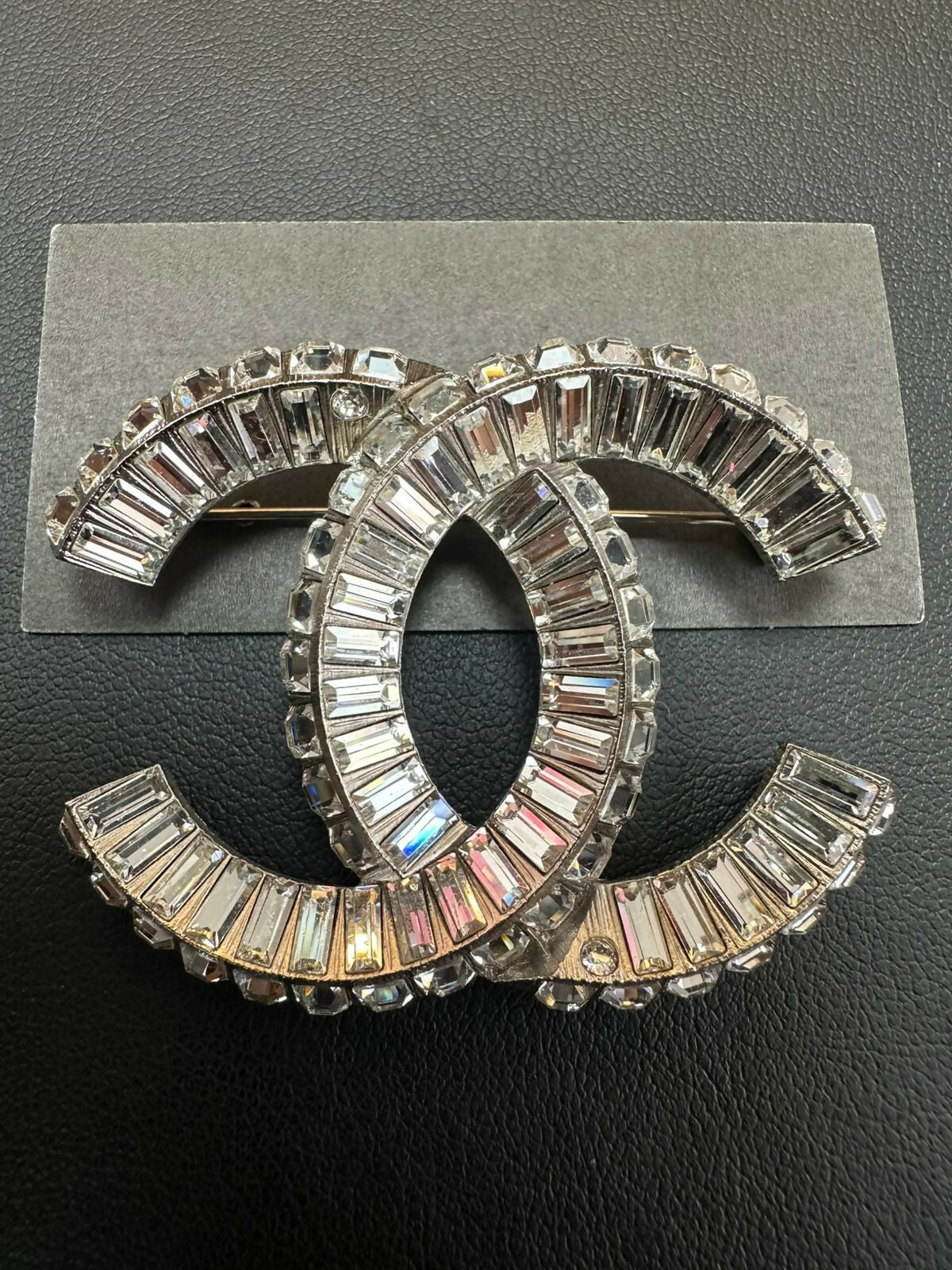 Chanel 2019 Rhinestone CC Brooch