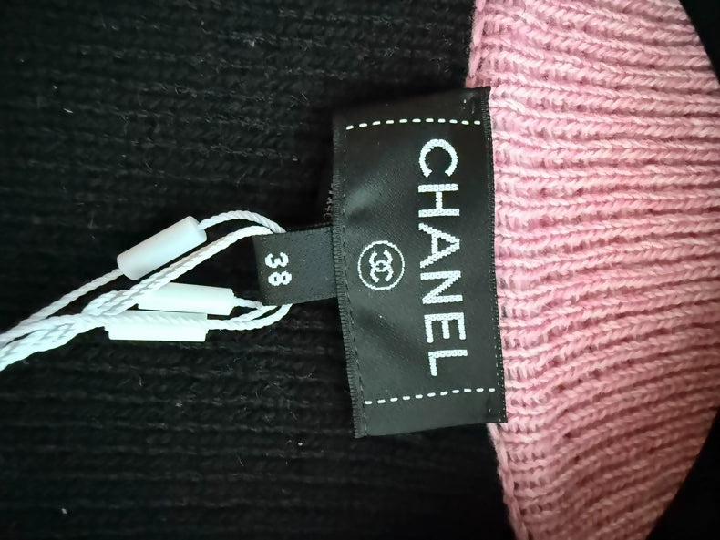 Chanel 25B pink cardigan