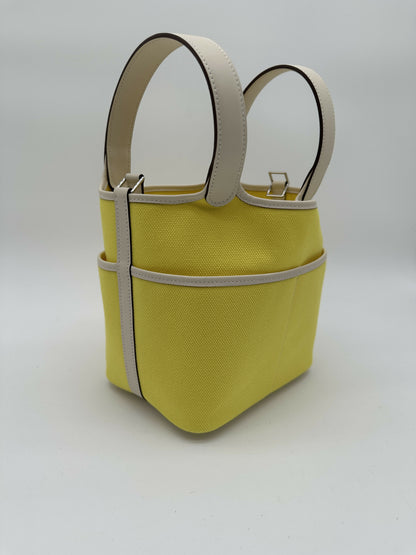 Hermès Picotin 18 Cargo Jaune de Naples / Nata PHW Stamp B