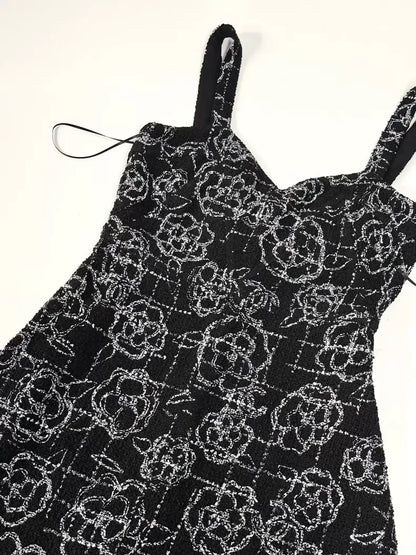 Chanel 22P Black and White Dress