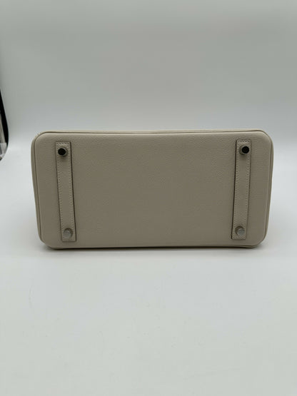 Hermès Birkin 30 Togo Craie PHW Stamp K