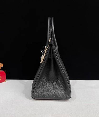 Hermes Birkin 30 Black togo leather palladium hardware